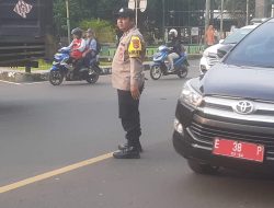 Polsek Sindang Lakukan Ini Setiap Pagi  Agar Pengguna Jalan Raya Tertib Dan Nyaman 