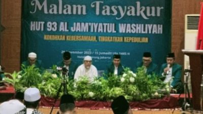 Milad Al Jam’iyatul Washliyah ke-93: Dukungan Terhadap Palestina dan Himbauan Netralitas Penyelenggara Pemilu dan ASN di 2024