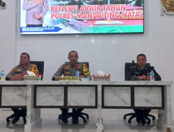 Polres Madina Press Rilis Akhir Tahun 2023, Kasus Penganiayaan Data Tertinggi
