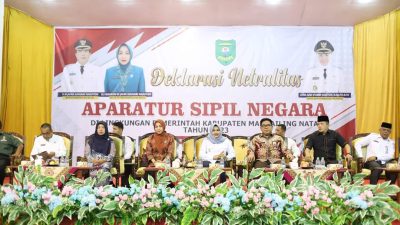 Pemkab Madina Gelar Deklarasi Netralitas ASN Pemilu 2024 di Gedung