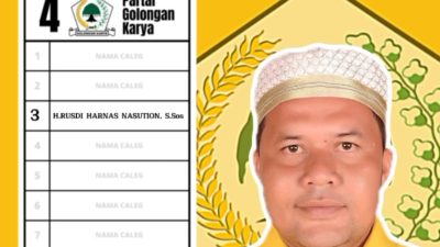 Rusdi Harnas Caleg Muda Berhati Sosial dan Keagamaan