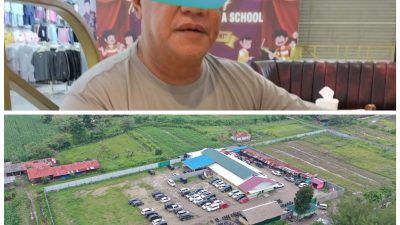 Diduga tim lobi 9 naga AKG alias KK diabadikan bersama lokasi perjudian Jalan Mekar Sari Pasar 7 Marelan, Desa Manunggal, Kecamatan Labuhan Deli, Kabupaten Deli Serdang, Provinsi Sumatra Utara. (Siswanto SE)