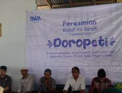 BWA Resmikan Preject Wakaf Air Bersih  Di Desa Doropeti, Dompu NTB