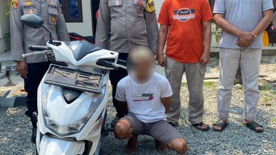Berkat Rekaman CCTV, Unit Reskrin Polsek Karangampel Amankan Pelaku Curanmor