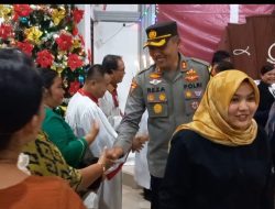 Kapolres dan Wakil Bupati Cek Pengamanan Malam Natal di 2 Gereja