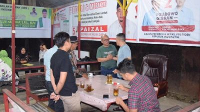 Ivan Iskandar Batubara Mendadak Kunjungi Posko DPC Gerindra Madina