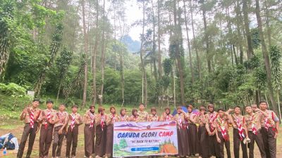 Peduli Lingkungan Pramuka SMP Global Mandiri Patrol gelar "Garuda Glori Camp"