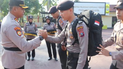 Kapolres Madina Pastikan Kesiapan Pengamanan TPS