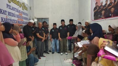 Sambut Ramadhan, SMSI Madina Salurkan Bantuan Ke Anak Yatim Dan Dhuafa