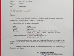 Besok Ketua DPD LIRA Dipanggil Inspektorat Terkait dr.AK