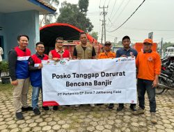 Aksi Peduli, PT Pertamina EP Jatibarang Field Serahkan Bantuan Bagi Warga Terdampak Banjir