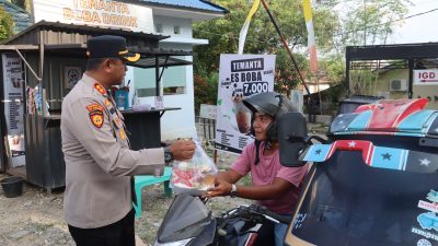 Kapolres Madina Buka Puasa dan Berbagai Rezeki Dengan Abang Betor