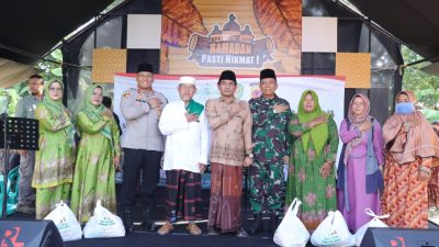 Sinergitas Polres Indramayu, Kodim 0616 dan PCNU Indramayu Launching Bazar Murah Ramadhan 2024
