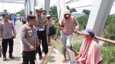Kapolres Indramayu Survey Jalur Lintasan Arus Mudik Dan Pengecekan Lokasi Pos Pam Dalam Rangka Kesiapan Ops Ketupat Lodaya Tahun 2024