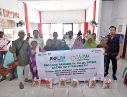 Saling berbagi, Pekerja RU VI Salurkan Zakat, Infak dan Sedekah Melalui BAZMA