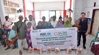 Saling berbagi, Pekerja RU VI Salurkan Zakat, Infak dan Sedekah Melalui BAZMA