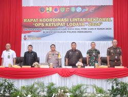 Raih Kesuksesan Operasi Ketupat Lodaya 2024, Polres Indramayu Gelar Rapat Koordinasi Lintas Sektoral