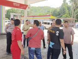 Polres Madina Cek Kualitas BBM di SPBU