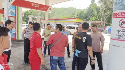 Polres Madina Cek Kualitas BBM di SPBU