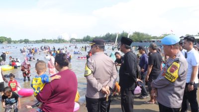 Kapolres Indramayu Himbau Pengunjung Obyek Wisata Patuhi Aturan Pengelola Demi Keselamatan
