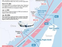 Taiwan Kecam Perubahan Rute Penerbangan Tanpa Konsultasi Bilateral