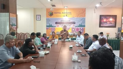 Syahrul Pasaribu Hadiri Halal Bihalal SMSI Sidimpuan