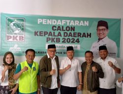 Nikson Nababan Serahkan Formulir dan Berkas Pendaftaran Balon Gubernur Sumut 2024 ke PKB 