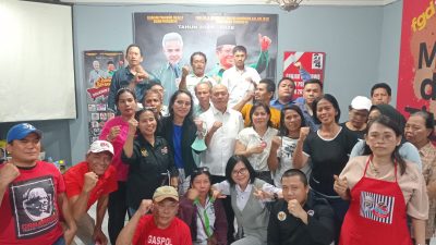 Nikson Nababan Bertemu 35 Relawan di Medan