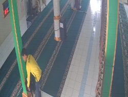 Maling Gasak Uang Amal Masjid Jutaan Rupiah di Mompang Julu