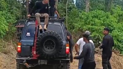 Polres Madina Tangkap 7 Orang Penambang Emas Ilegal Kotanopan