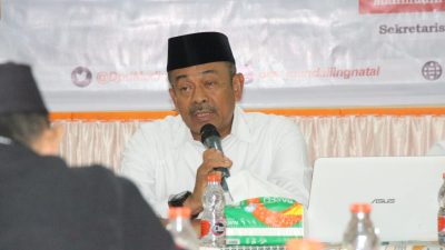 Saipullah Sampaikan Visi Misi di Kantor PKS Madina