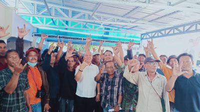 Nikson Nababan Semangati Ratusan Penarik Betor Tetap Gigih Mencari Nafkah