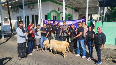 Meneladani Kisah Nabi Ibrahim AS, DPC Peradi Sidoarjo Membagikan Hewan Kurban