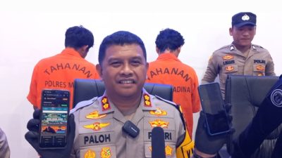 2 Pelaku Judi Online Ditangkap, Kapolres Imbau Warga Laporkan Apabila Menemukan Pemain Judi Online