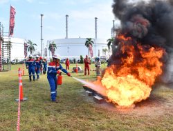 Fire And Rescue Challenge, Cara Kilang Balongan Menguji Ketangkasan Pekerja Menjadi Pemadam Kebakaran