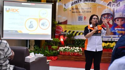 Cegah Kecelakaan Berkendara, Kilang Pertamina Balongan Gelar Refreshment Safety Driving