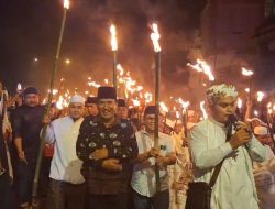 Pawai Obor Madina Suarakan Tolak Judi Online, Narkoba dan Prostitusi