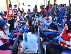 Kesadaran Meningkat, 343 Kantong Darah berhasil Dikumpulkan dari Kilang Pertamina Balongan