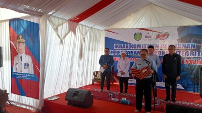 PDAM TDA Kabupaten Indramayu Gelar Ikrar Komitmen Pelayanan Air Minum dan Pencanangan Zona Integritas