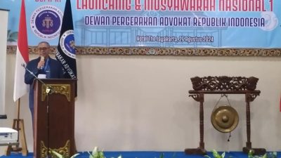 DePA-RI Perjuangkan Supremasi Hukum Berkeadilan Untuk Semua