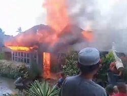 Kebakaran Hanguskan Rumah Nenek di Desa Roburan Dolok