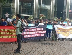 Massa AMAR Geruduk Gedung KPK; Cakada Riau 2024 Terbebas Dari Koruptor
