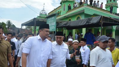 Pasangan “On Ma” Ajak Masyarakat Menangkan Bobby-Surya Di Madina