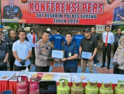 Pertamina Patra Niaga Regional Jawa Bagian Barat Apresiasi Polres Subang Ungkap Penyalahgunaan Tabung LPG Bersubsidi