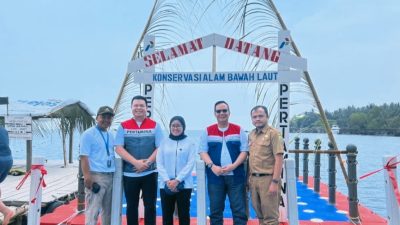 Lestarikan Ekosistem Laut, PT Pertamina Patra Niaga Fuel Terminal Tanjung Gerem Transpalansi Terumbu Karang