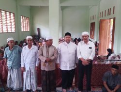 Calon Wakil Bupati Madina Ikhwan Husein Hadiri Pengajian Aswin Parinduri
