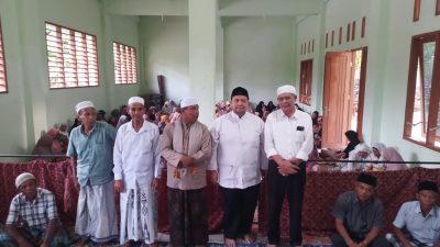 Calon Wakil Bupati Madina Ikhwan Husein Hadiri Pengajian Aswin Parinduri