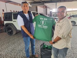 Ribuan Kaos Onma Dibagikan ke Kordinator Pemenangan Linggabayu