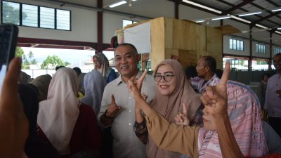 Cabup Madina Harun Mustafa Kunjungi Pasar Lama Panyabungan