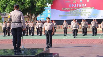 Kapolsek Siabu Naik Pangkat, Kapolres: Harus Lebih Semangat